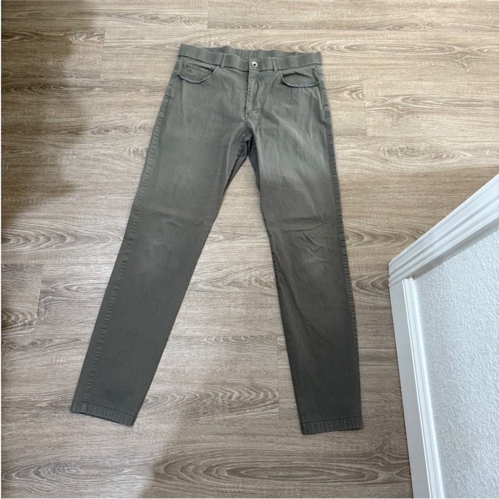 Grayish Green Greyson Slim Fit Pants